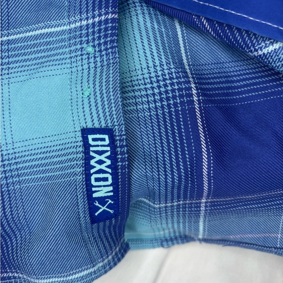 DIXXON Blue and White Plaid Shirt - Picture 7 of 8